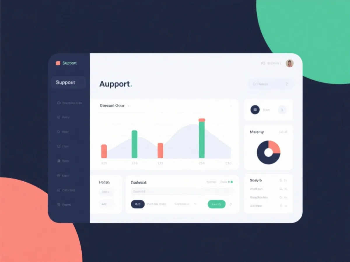 客服与数据支持示意图